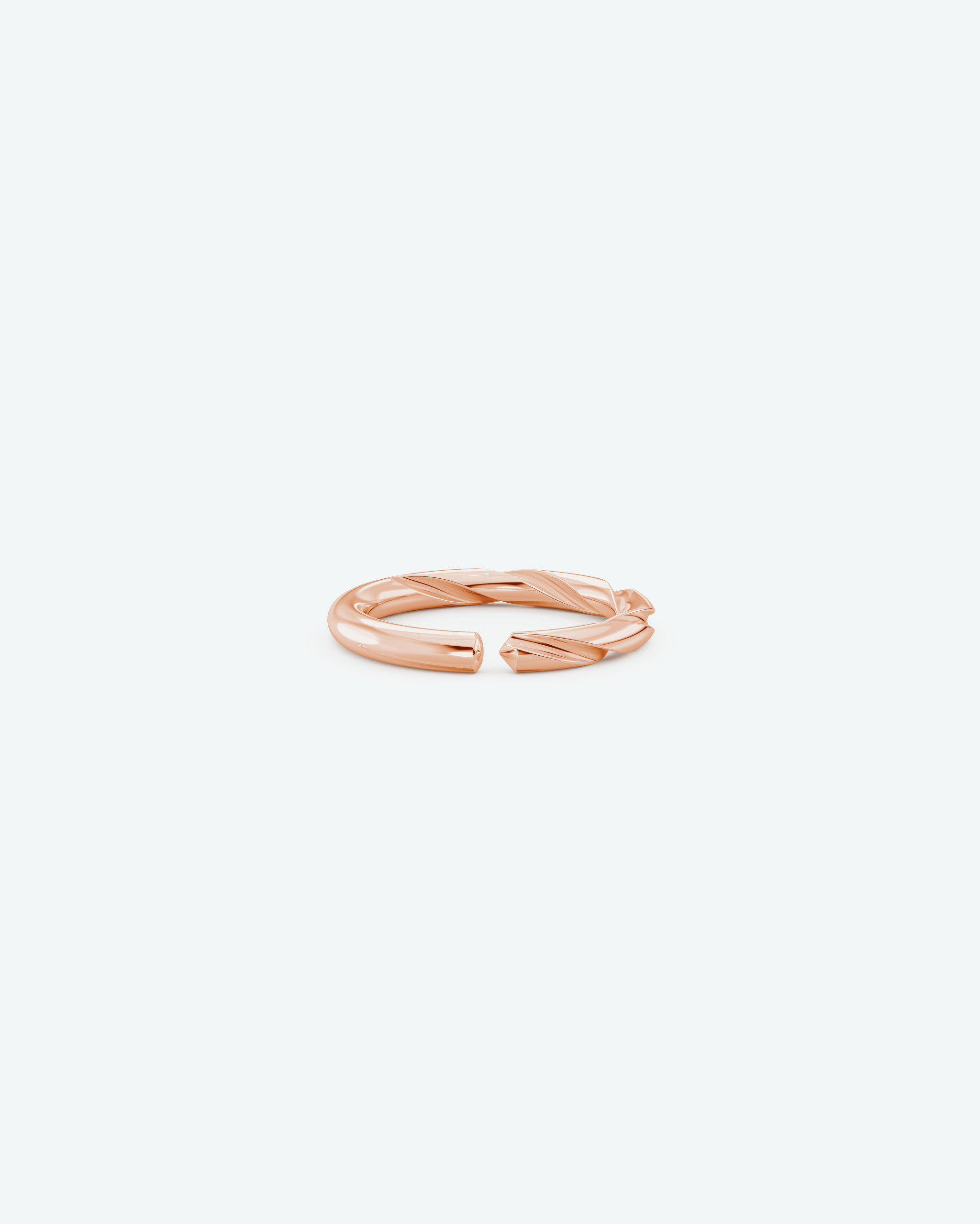 Machina Ring 3mm in Rose Gold