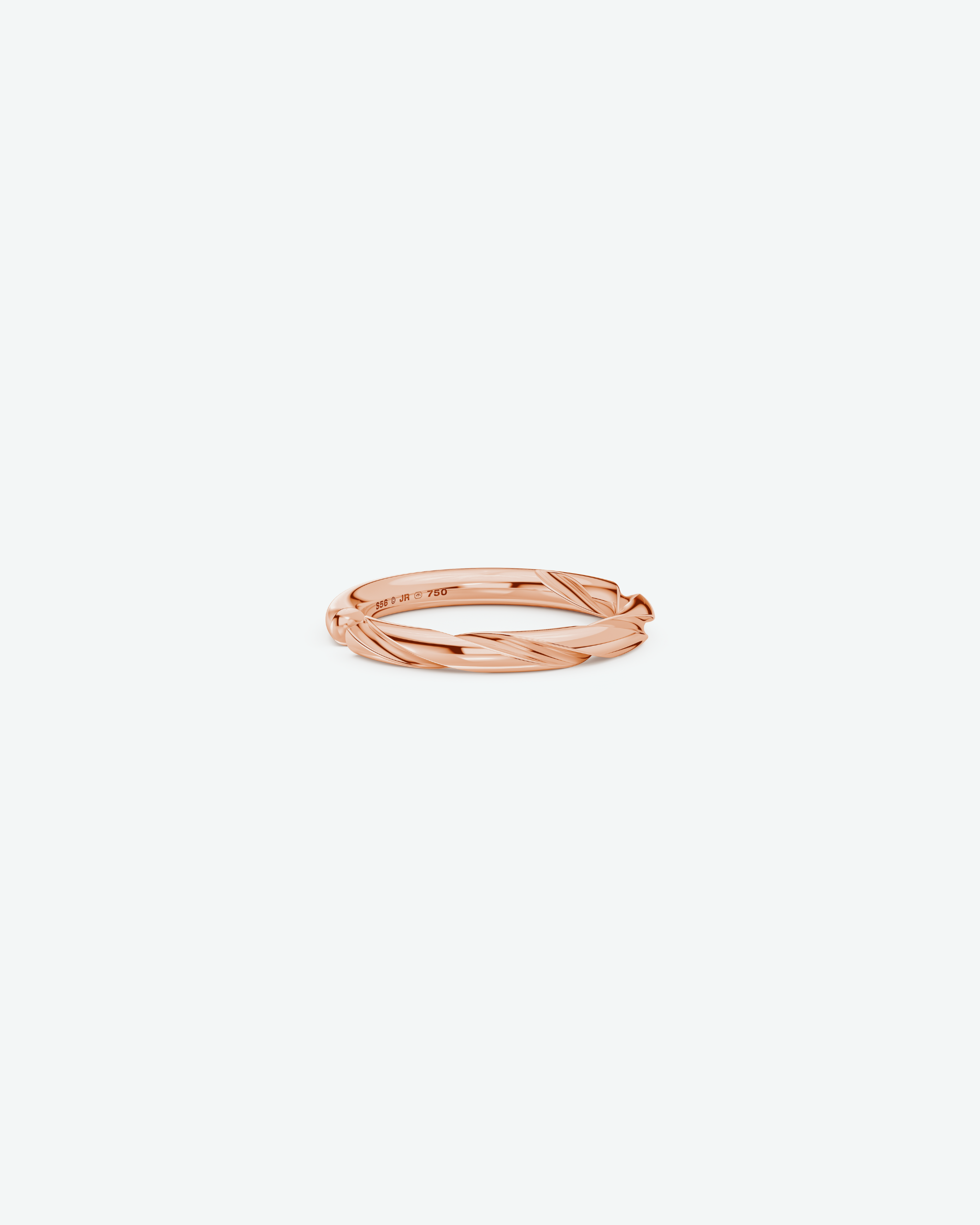 Machina Ring 3mm in Rose Gold