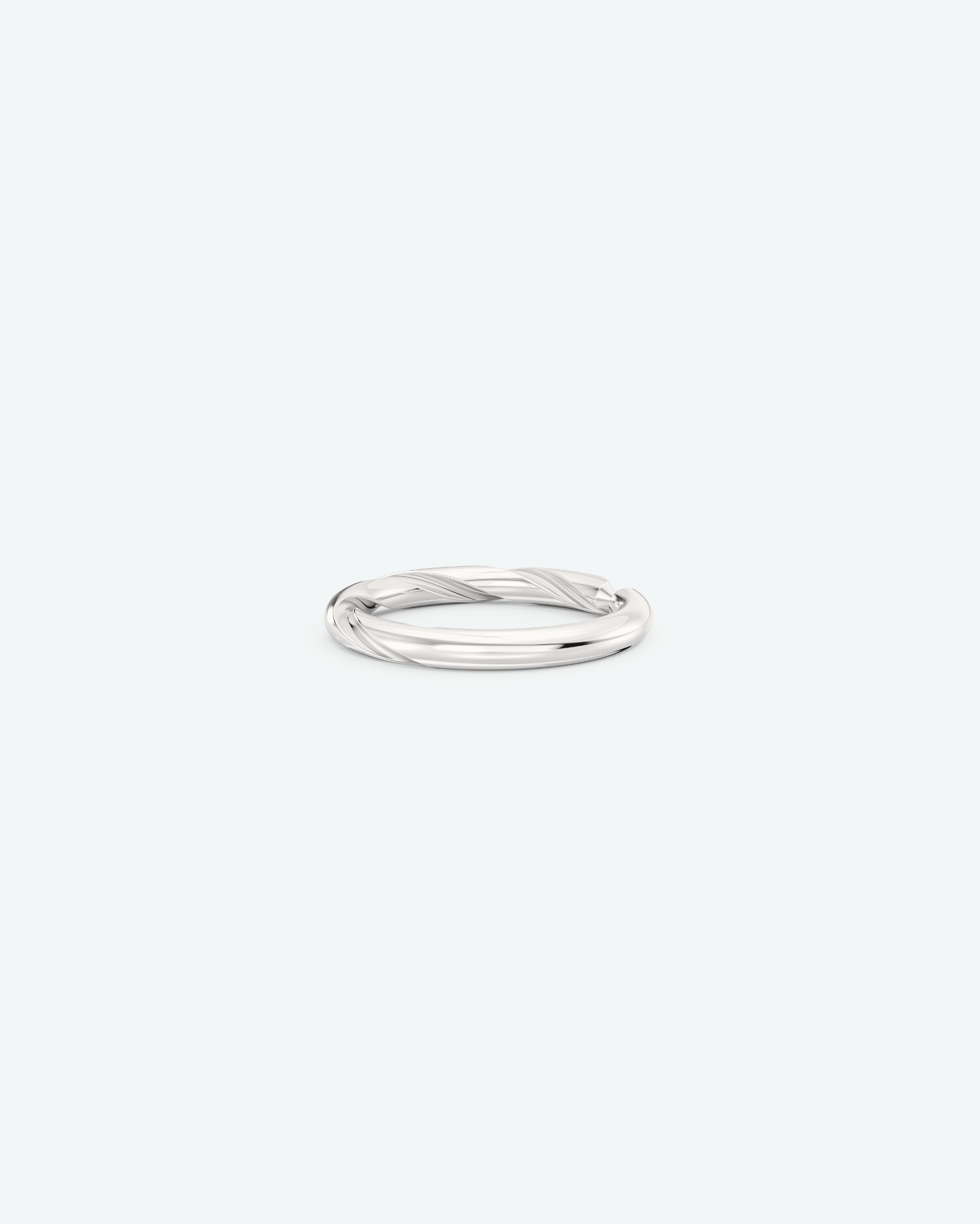 Machina Ring 3mm in White Gold