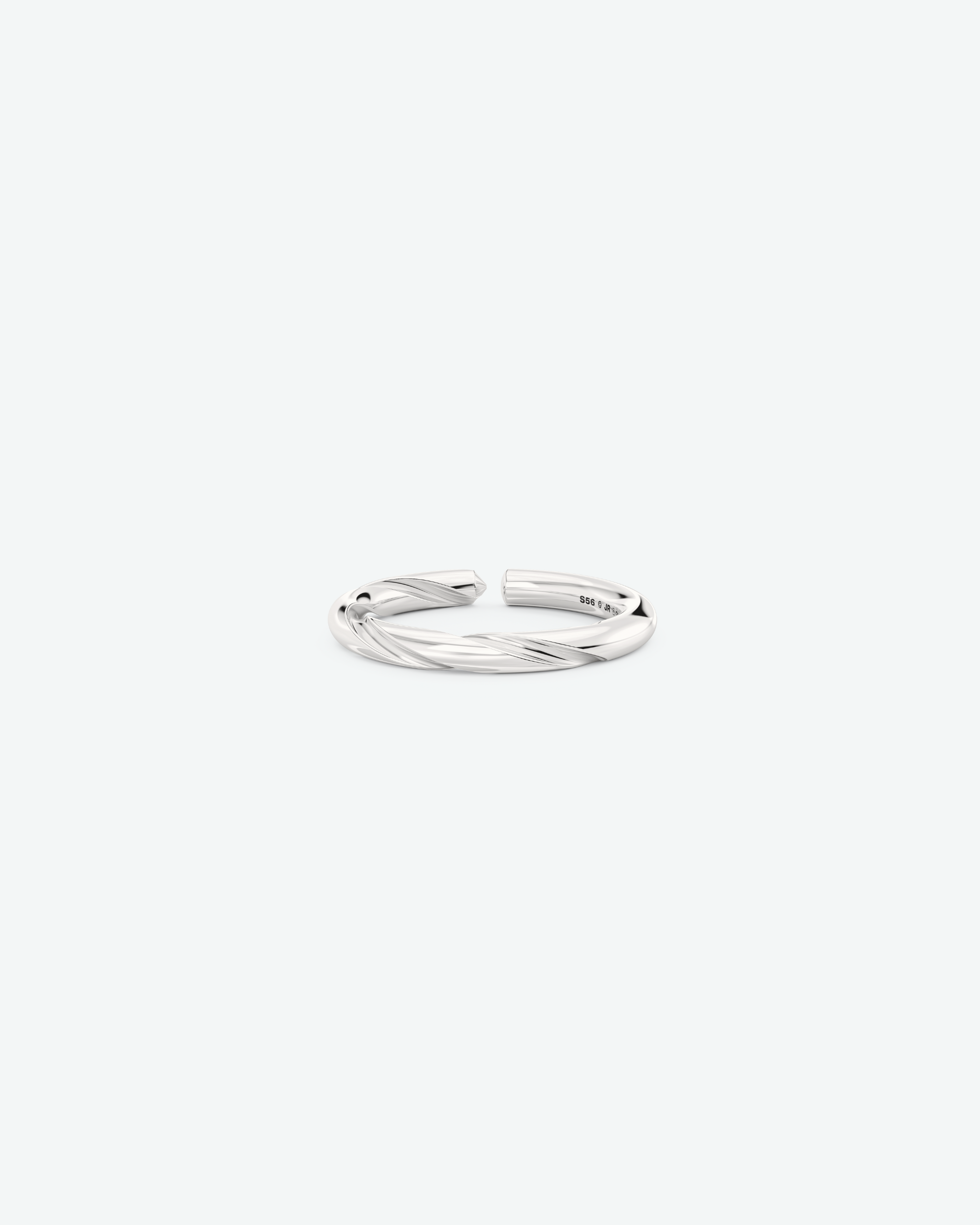Machina Ring 3mm in White Gold