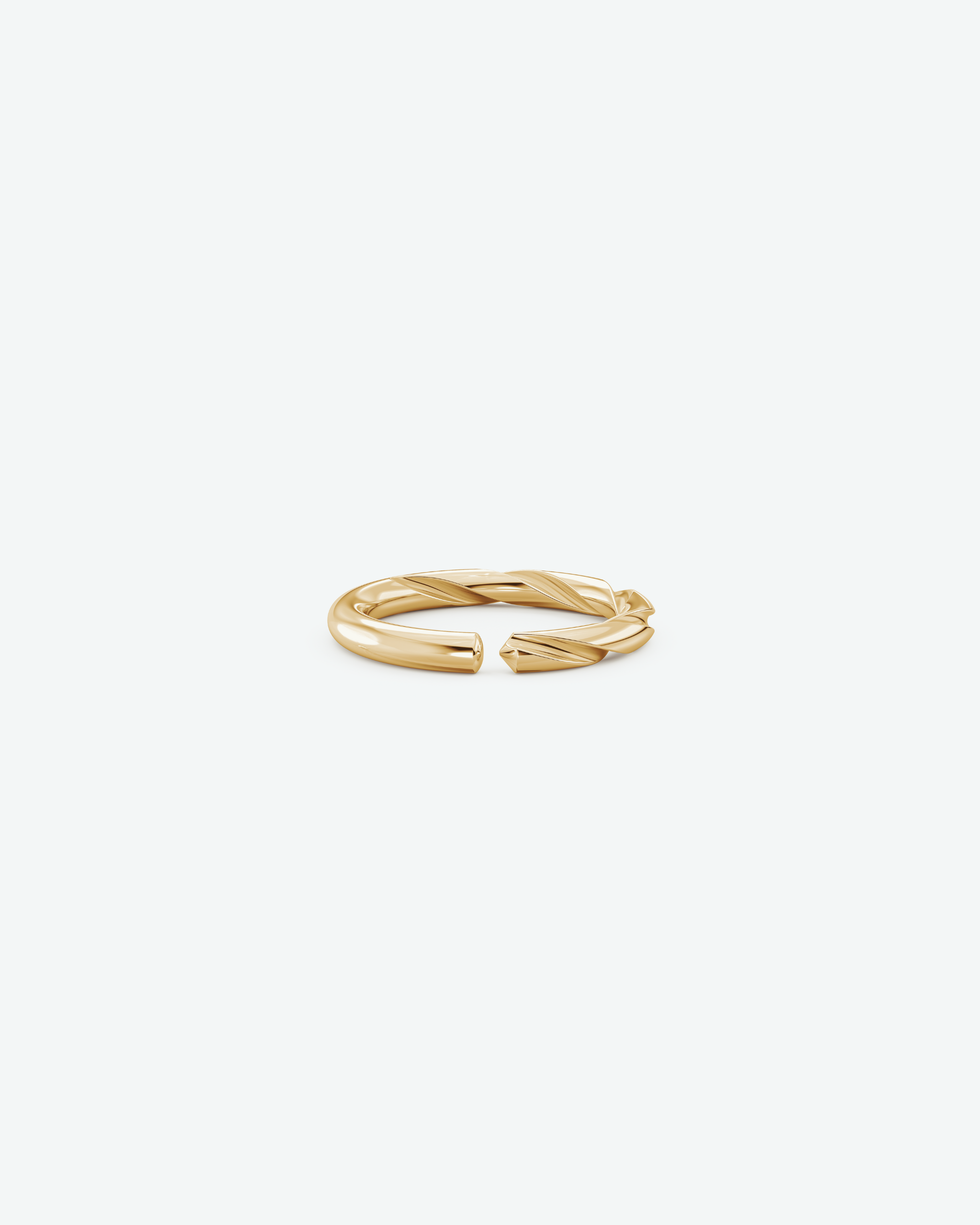 Machina Ring 3mm in Yellow Gold
