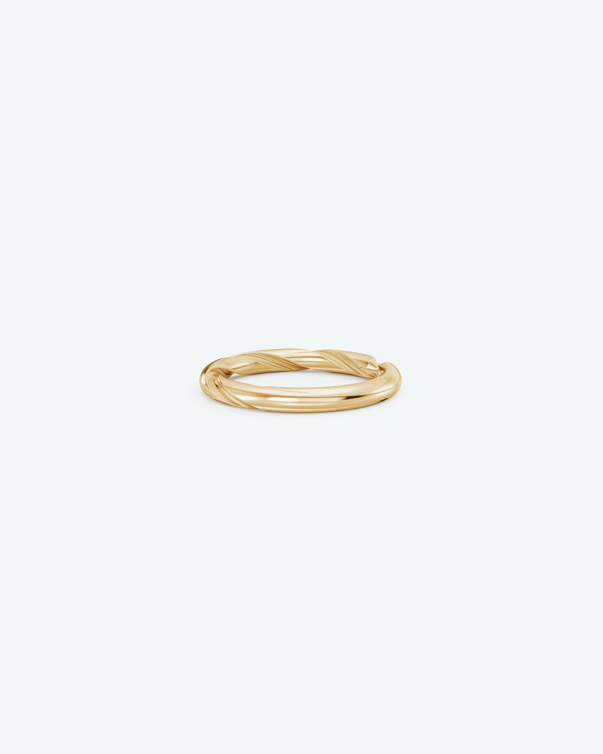 Machina Ring 3mm in Yellow Gold