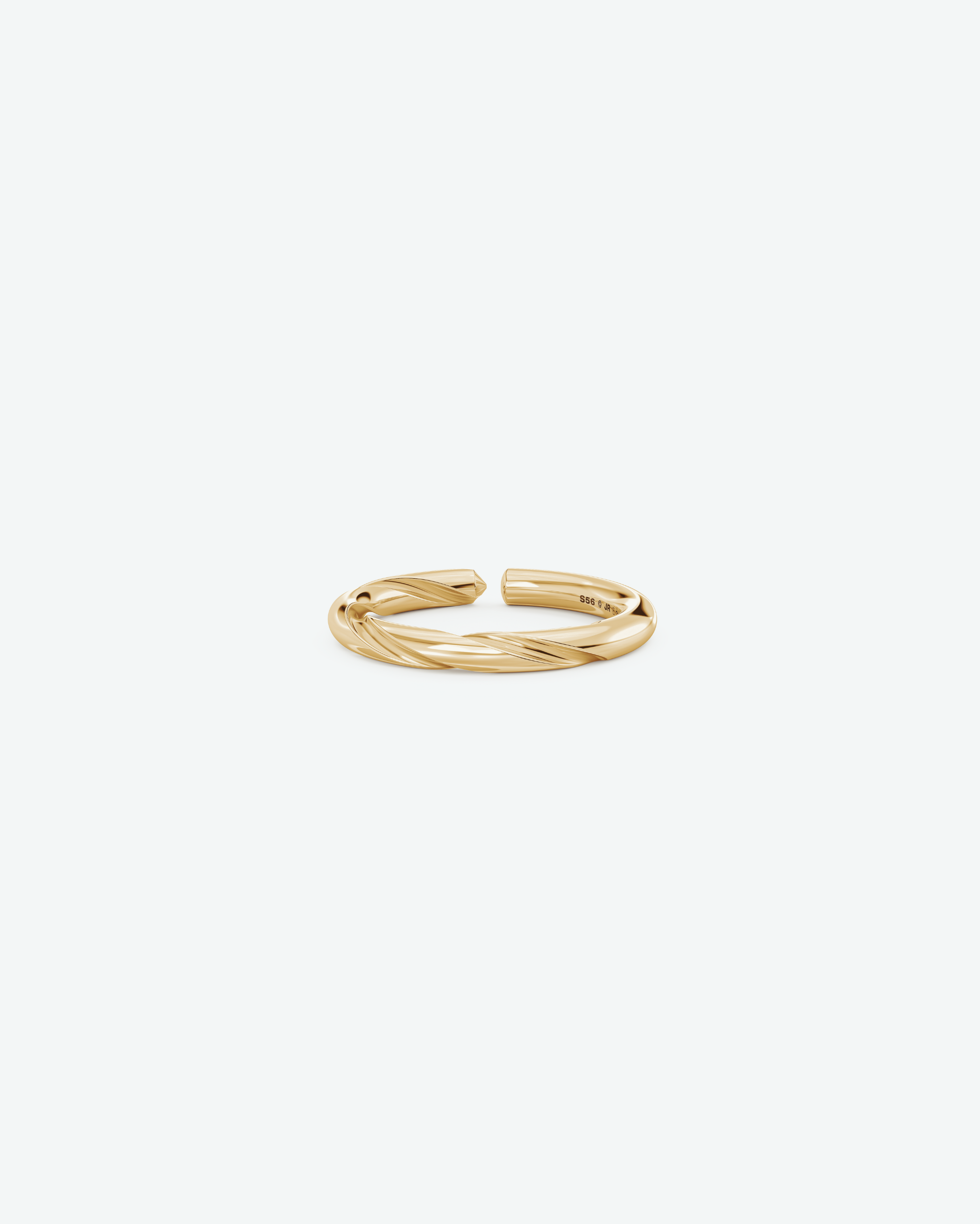 Machina Ring 3mm in Yellow Gold