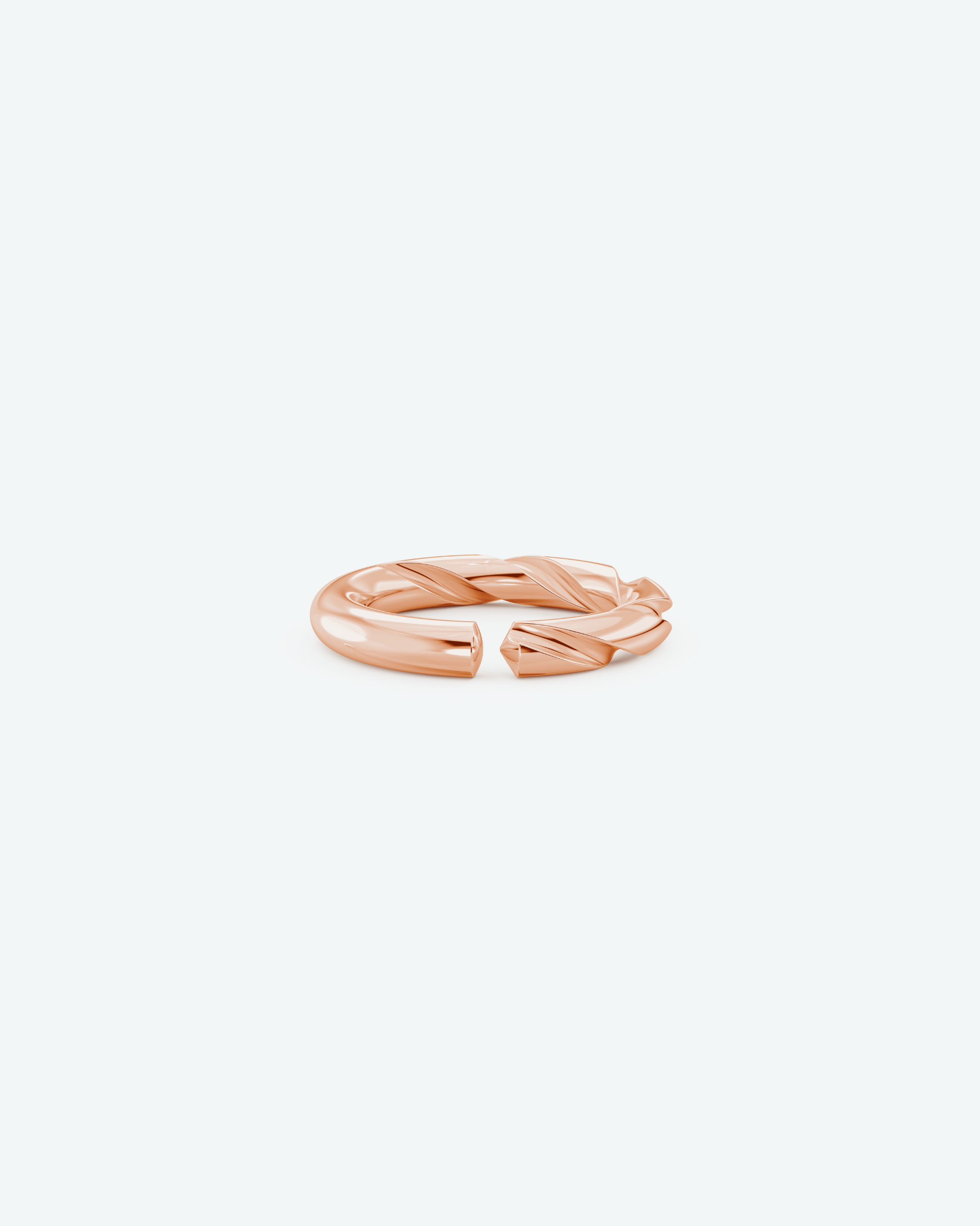 Machina Ring 4mm in Rose Gold