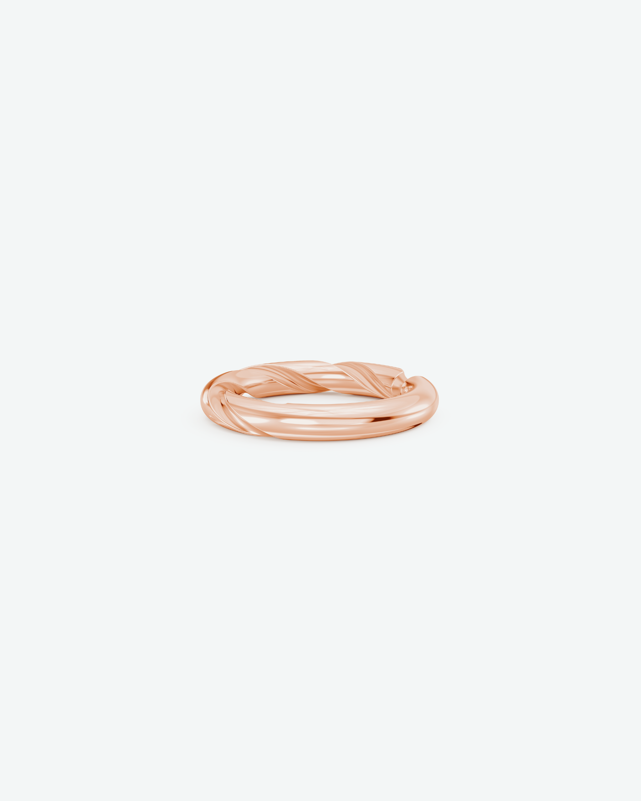 Machina Ring 4mm in Rose Gold