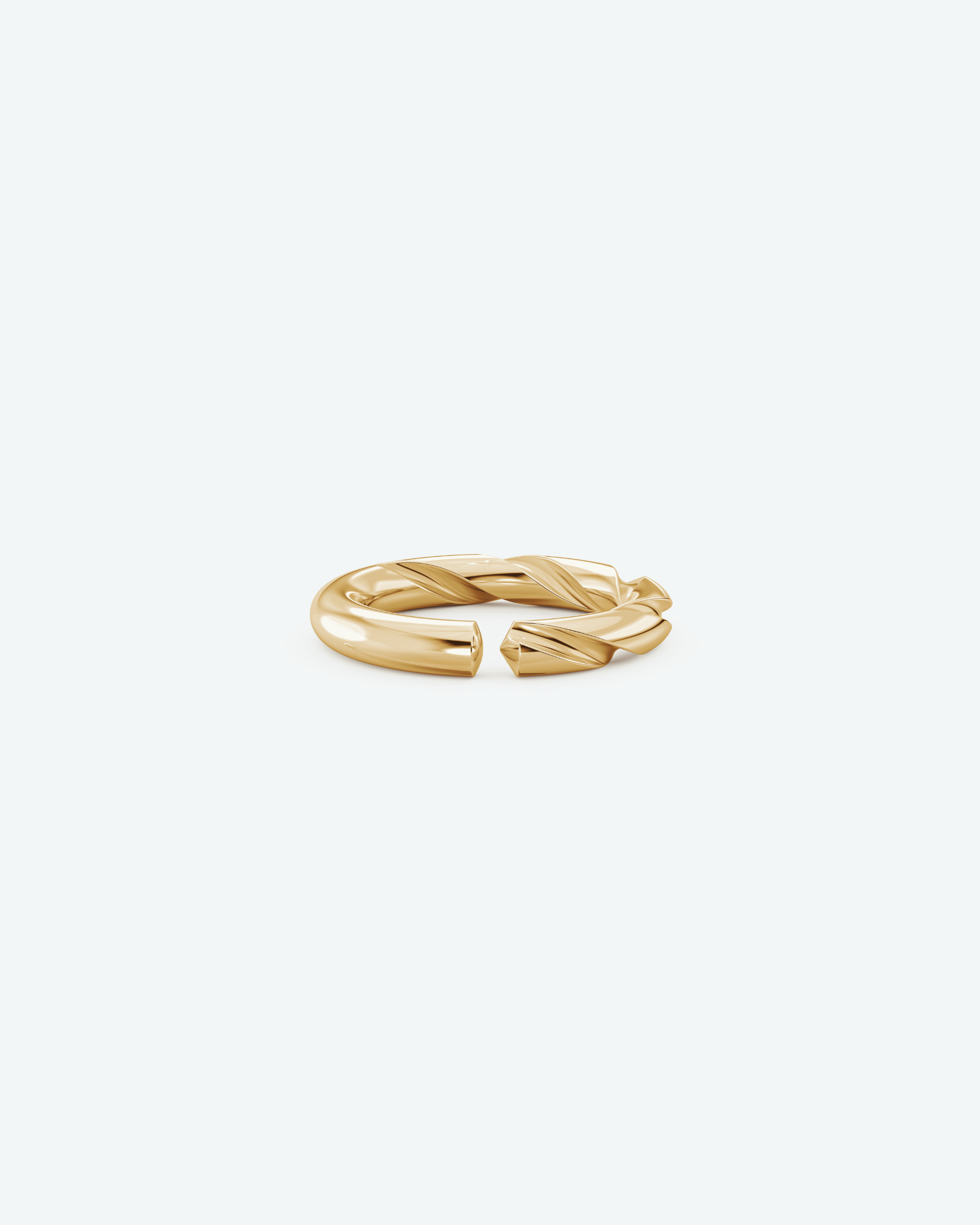 Machina Ring 4mm in Yellow Gold