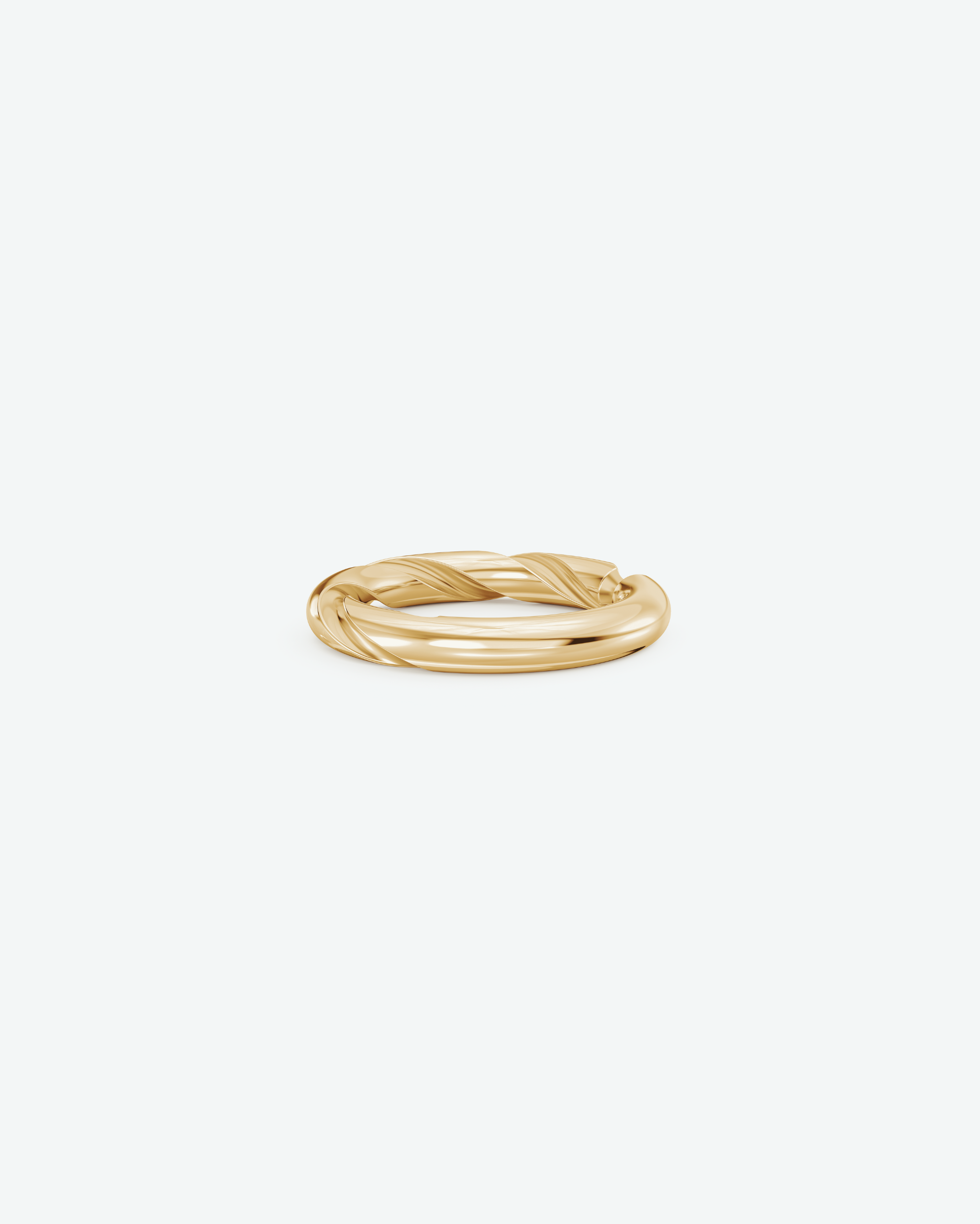 Machina Ring 4mm in Yellow Gold