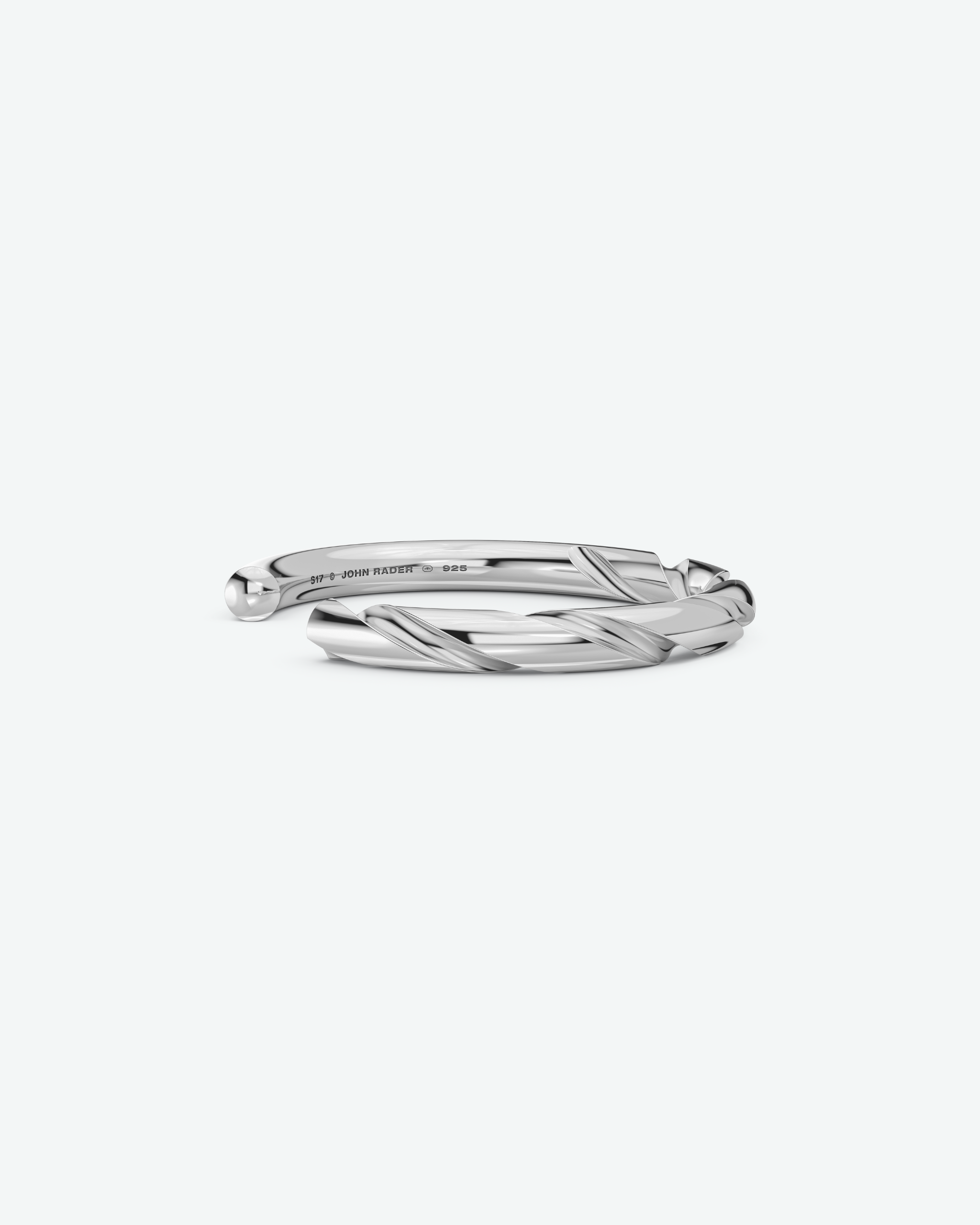 Machina Cuff Bracelet 7mm in Sterling Silver