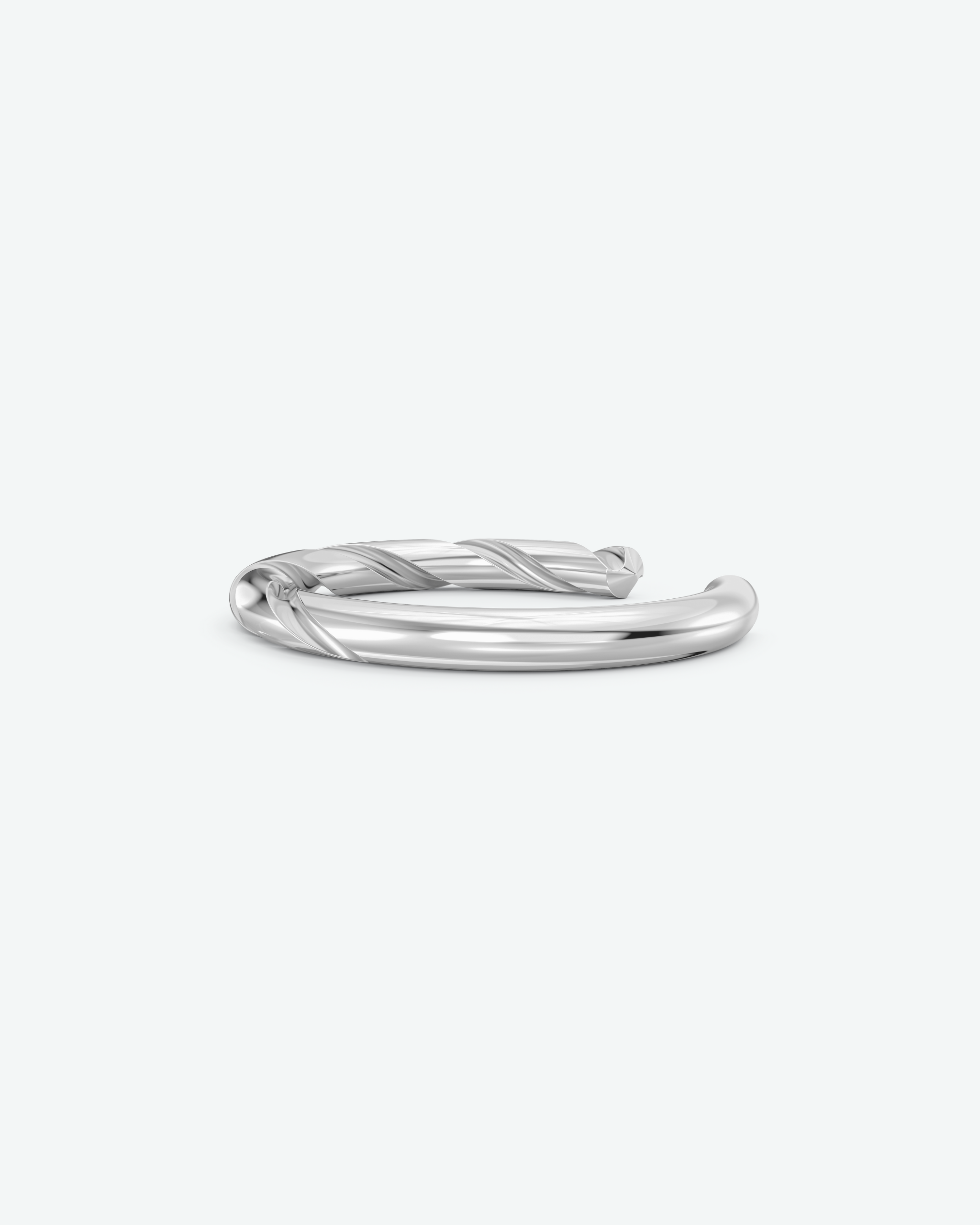 Machina Cuff Bracelet 7mm in Sterling Silver