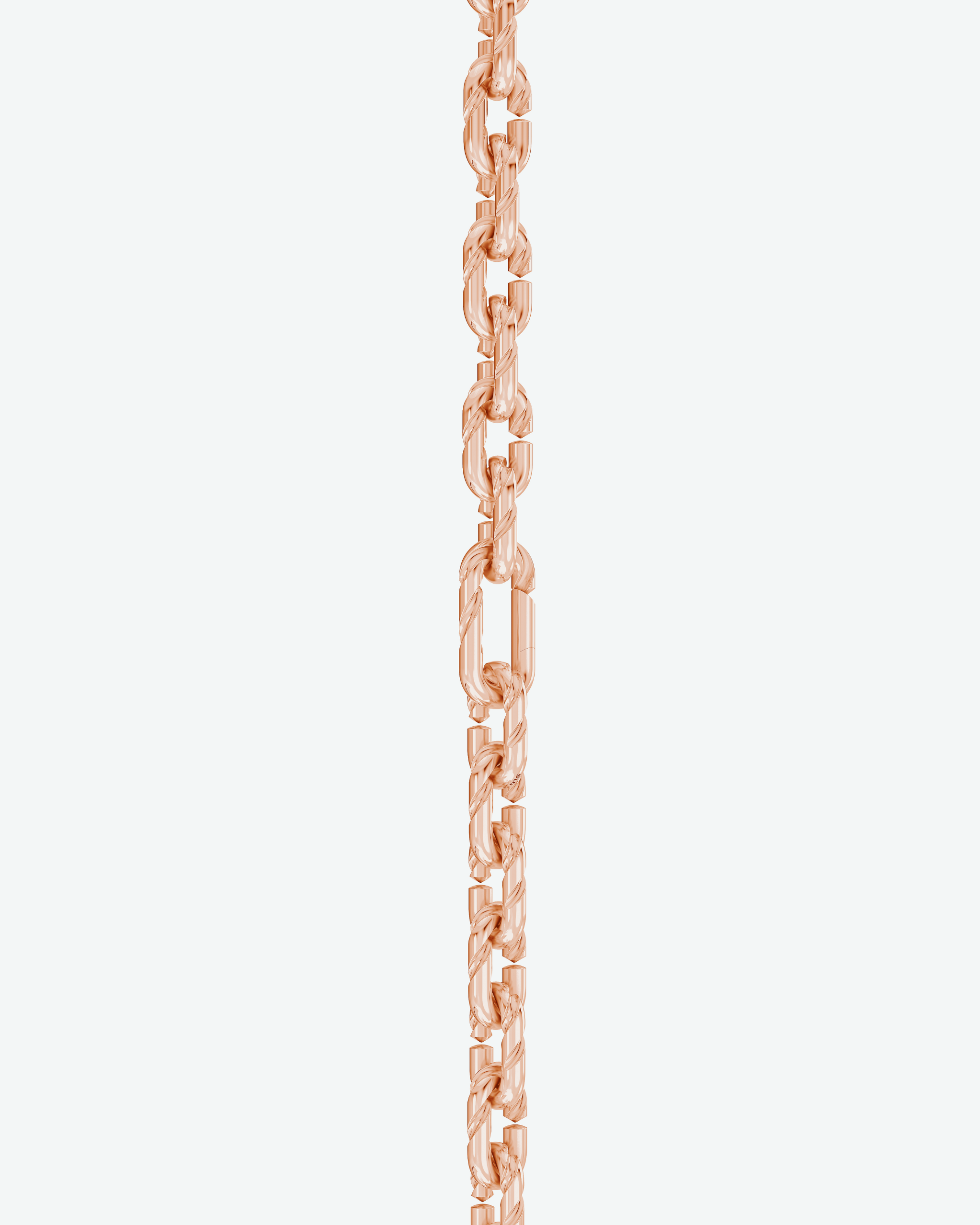 Machina Link Bracelet 3mm in Rose Gold