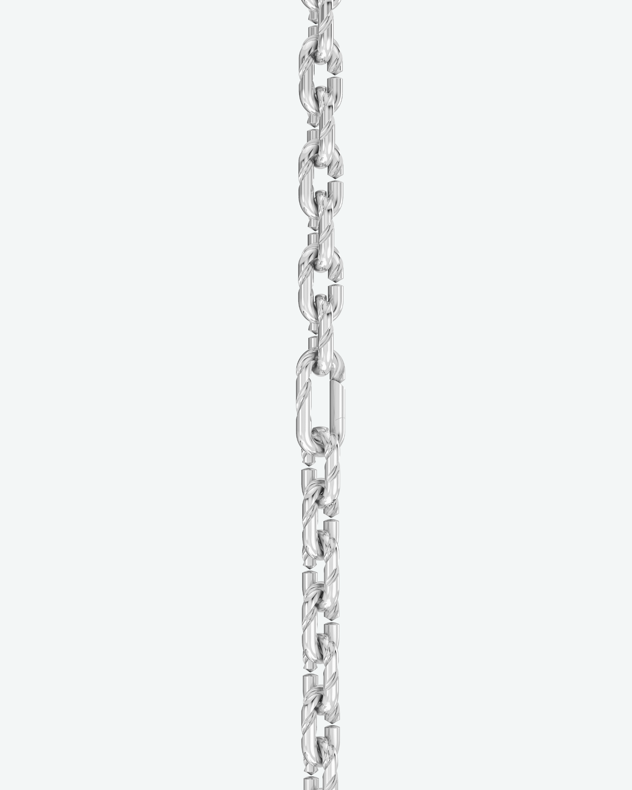 Machina Link Bracelet 3mm in Sterling Silver