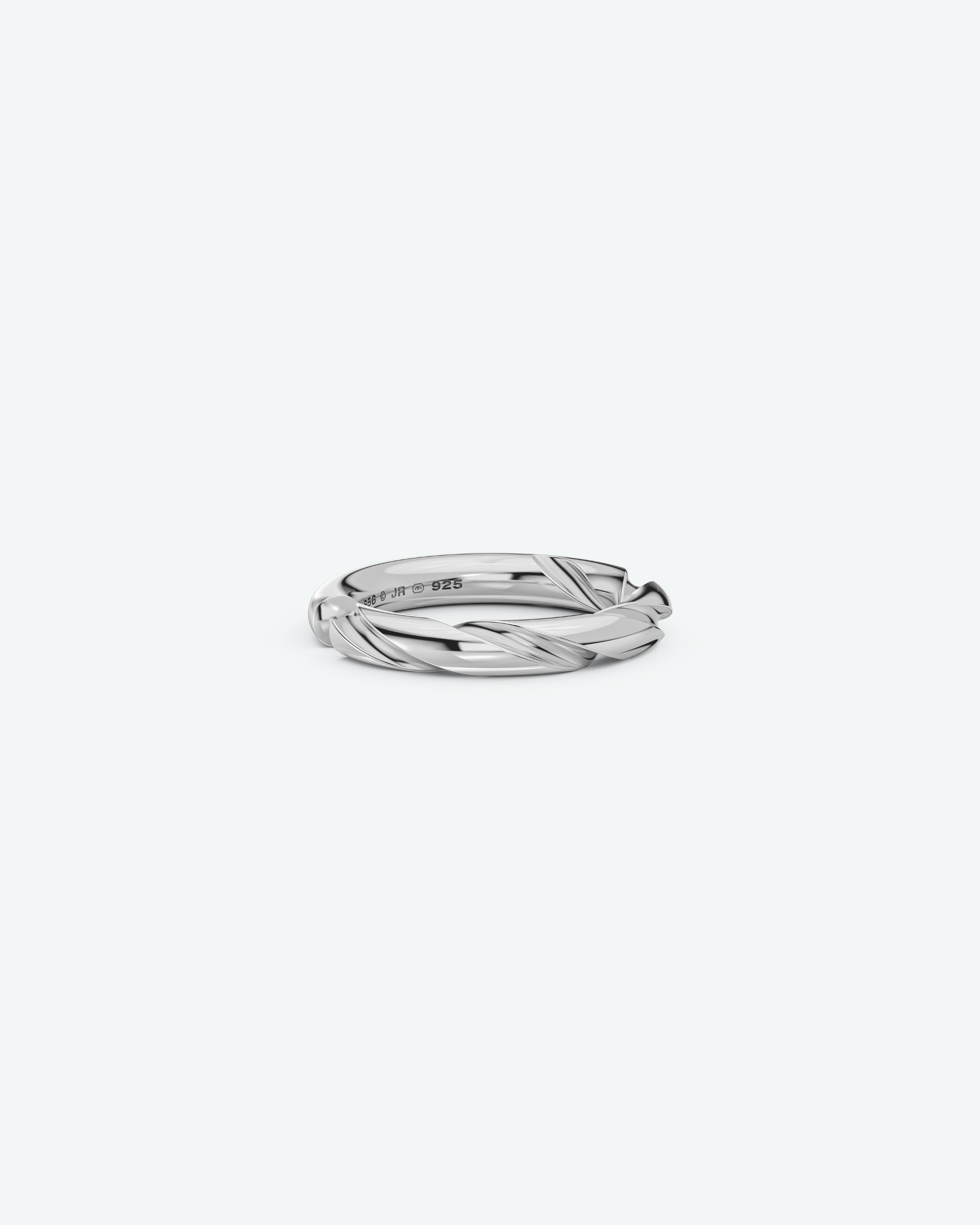 Machina Ring 4mm in Sterling Silver