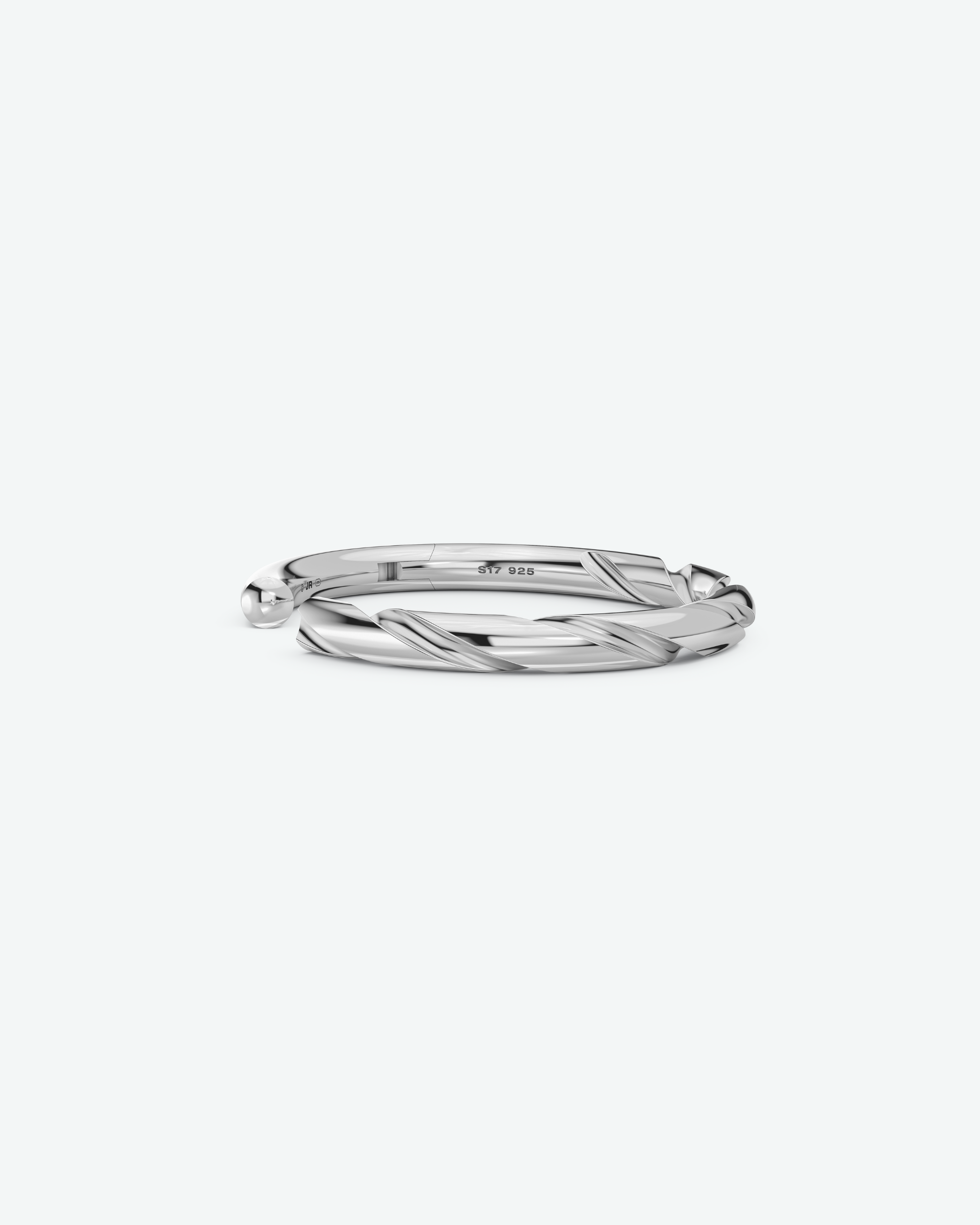 Machina Spring Bracelet 6mm in Sterling Silver