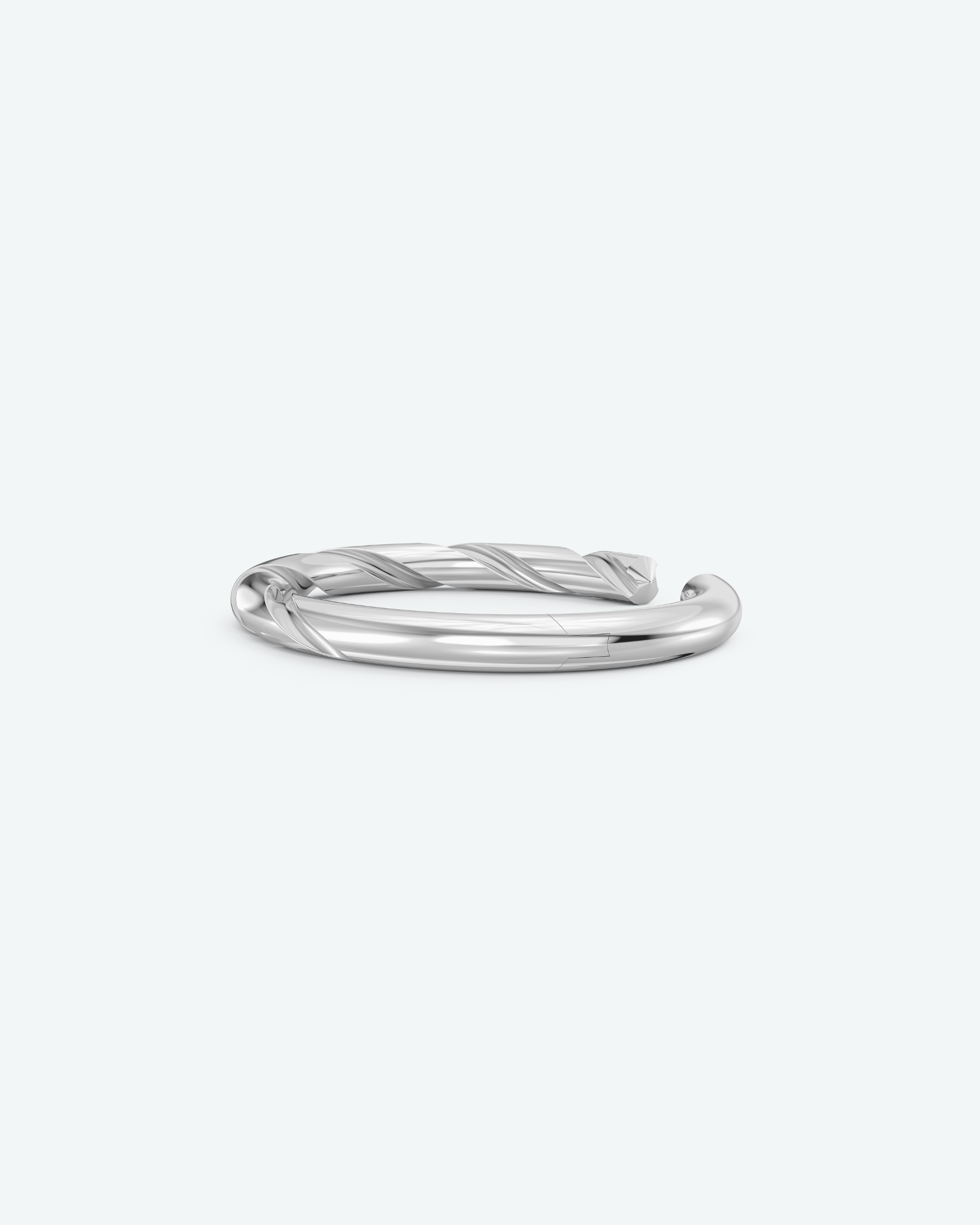 Machina Spring Bracelet 6mm in Sterling Silver